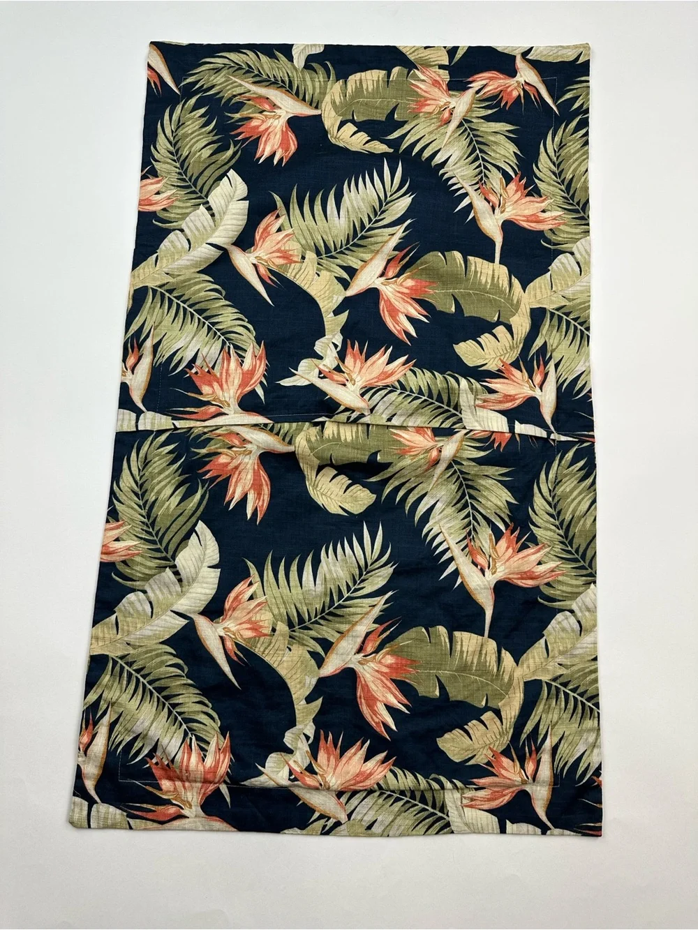 Tommy Bahama Tropical Floral Palm Print King Size Pillow Sham